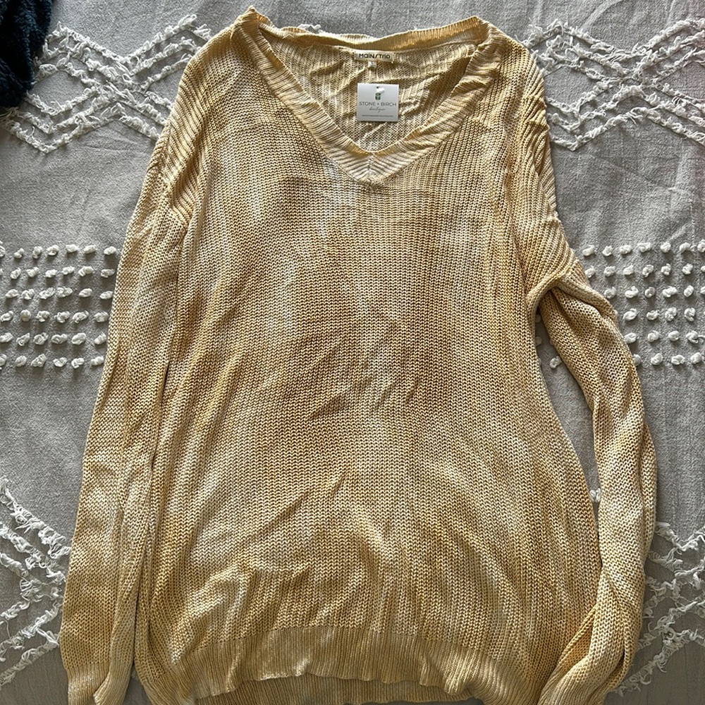 Yellow sweater